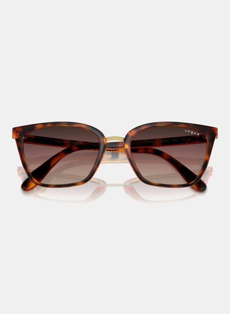 Vogue Full Rim Cat Eye Sunglasses 0VO5597SI - Image 5